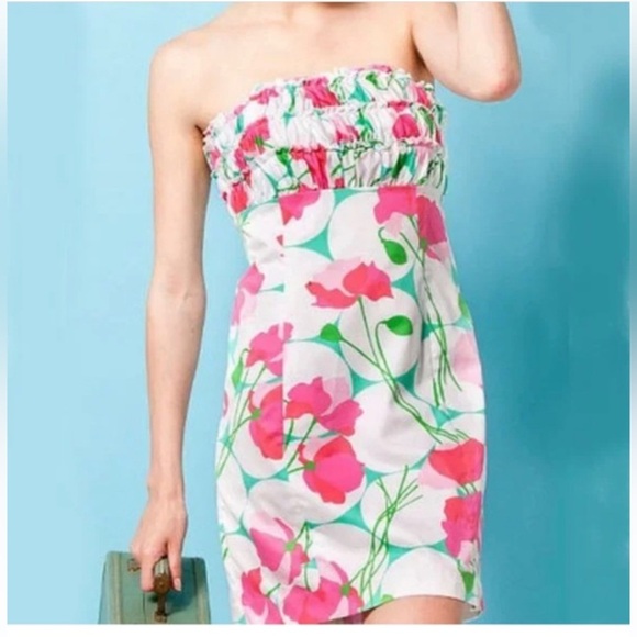 Lilly Pulitzer Franco Had Me A Blast Dress Small missing tags Easter - Picture 3 of 11